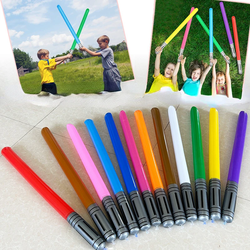 Outdoor Sport Games For Kids - 90cm Kawaii Inflatable Lightsaber Toy Boy