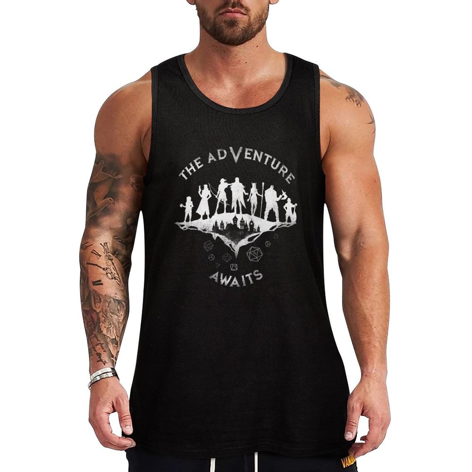 Outdoor Sports Adventure - The Adventure Awaits DnD Tank Top