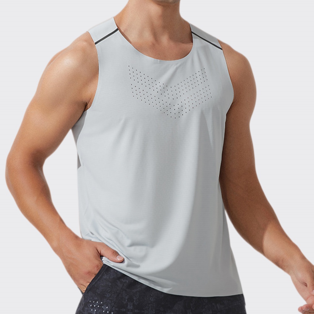 Outdoor Sport Logo - Men Gym Vest Quick Dry Running