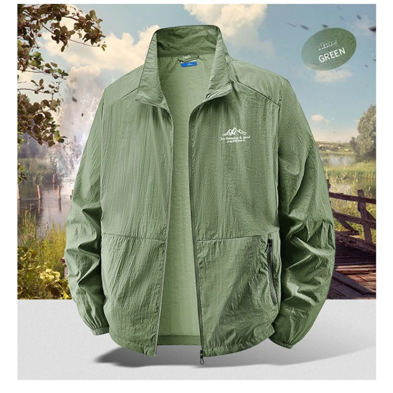 Outdoor Sport Brand Jacket - UPF50+ Coats Men Lightweight Jacket Summer