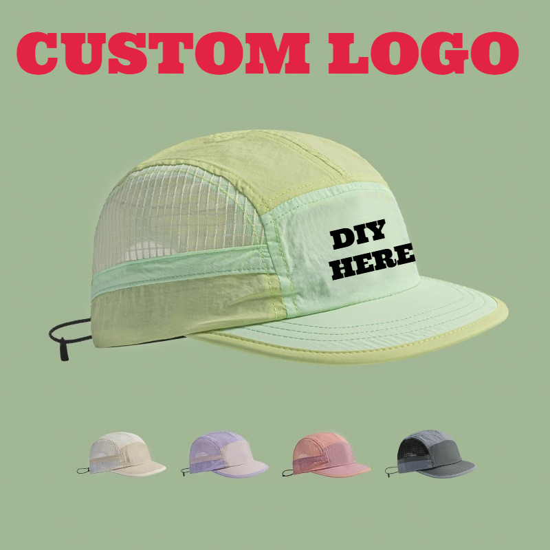 Outdoor Sport Logo - Customized Printed Logo Mesh Breathable Baseball