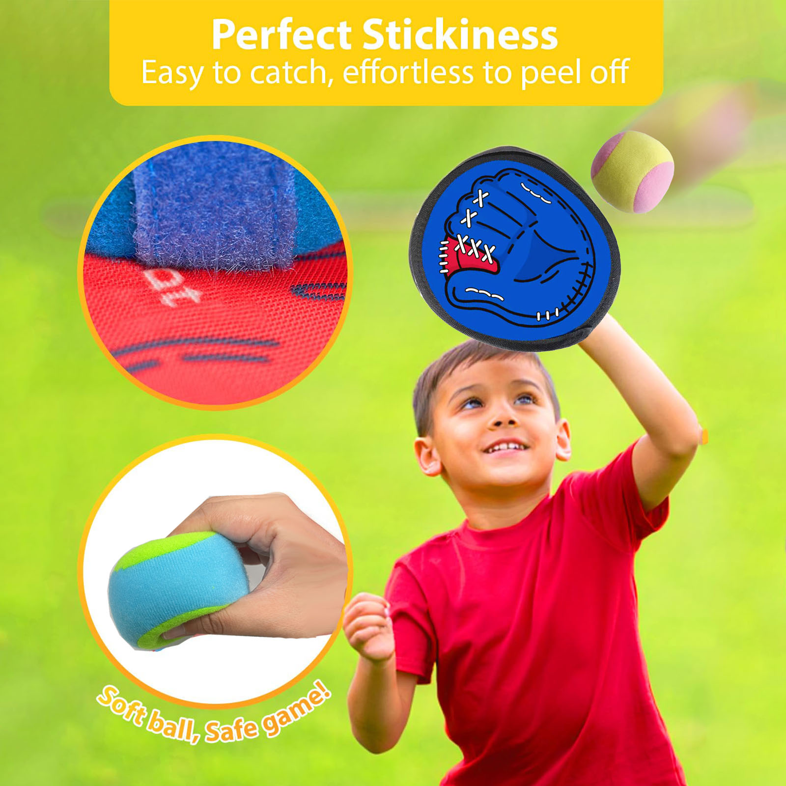 4Set Kids Sucker Sticky Ball T - Outdoor Sport Games For Kids 评论和价格