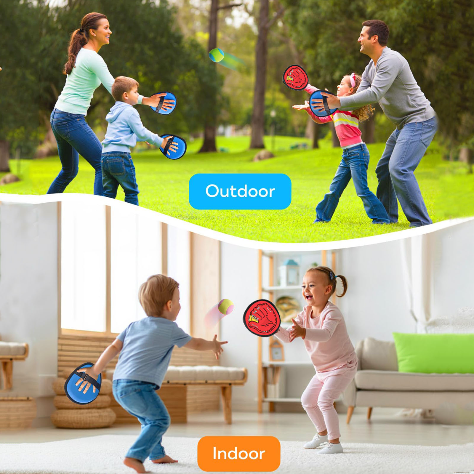4Set Kids Sucker Sticky Ball T - Outdoor Sport Games For Kids 评论和价格