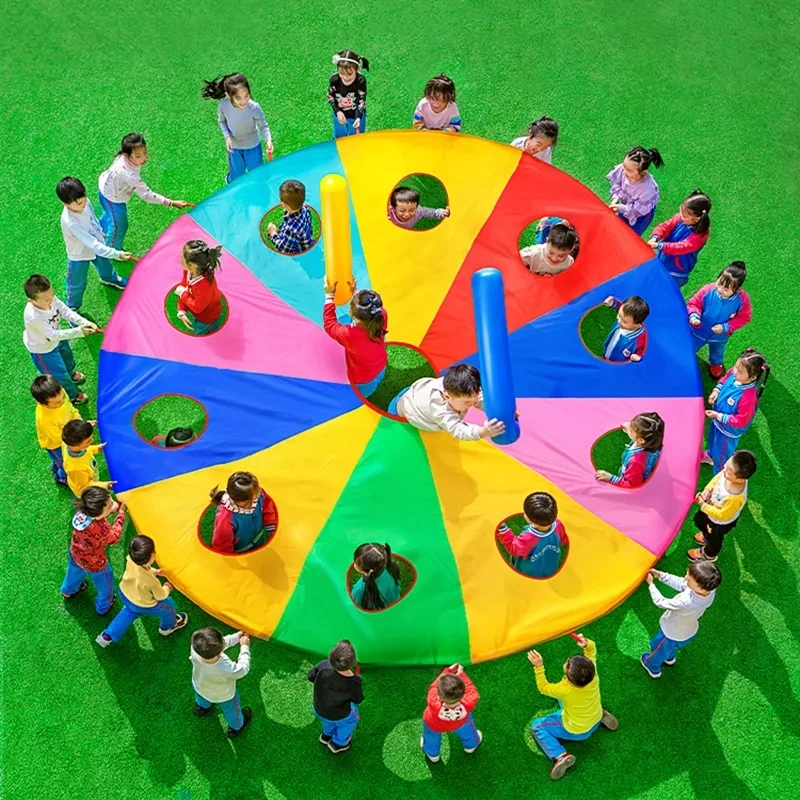 Rainbow Parachute Knock Gopher - Outdoor Sport Games For Kids 评论和价格