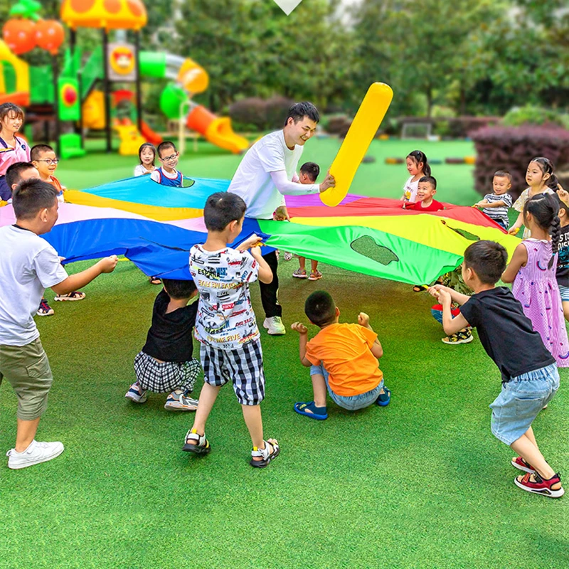 Rainbow Parachute Knock Gopher - Outdoor Sport Games For Kids 评论和价格