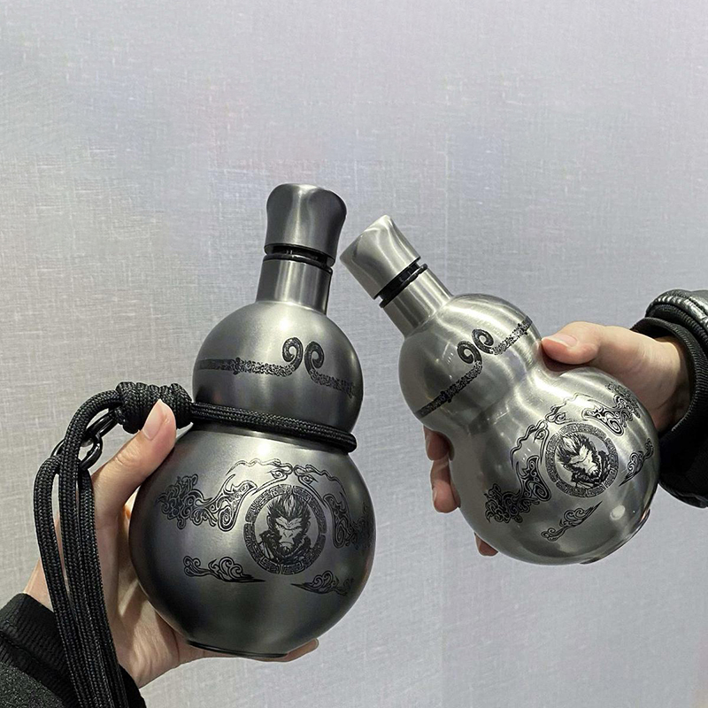 Wukong Theme Gourd Style 500ml - Outdoor Sport Hobbies 评论和价格