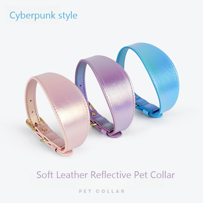 REFLECTIVE LEATHER DOG COLLAR  - Headcollar Rope Set 评论和价格