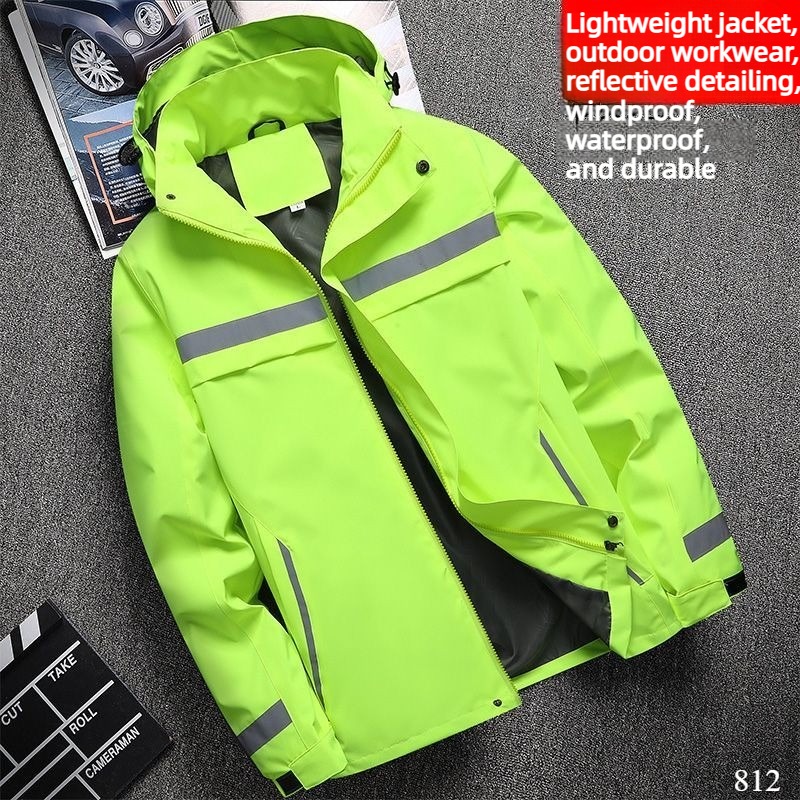 Lightweight Hooded Work Jacket - Outdoor Sport Windbreaker 评论和价格