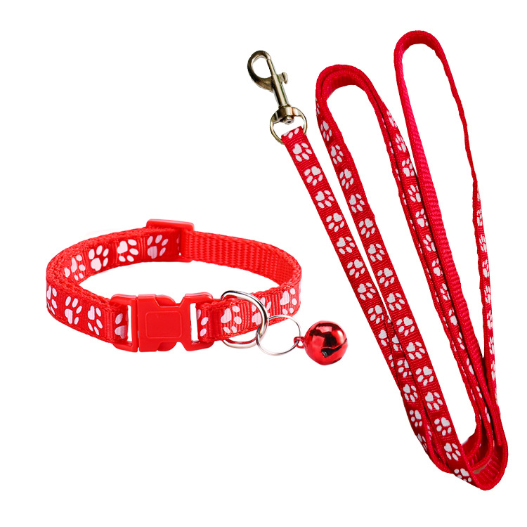 Dog Paw Print Pet Traction Rop - Headcollar Rope Set 评论和价格