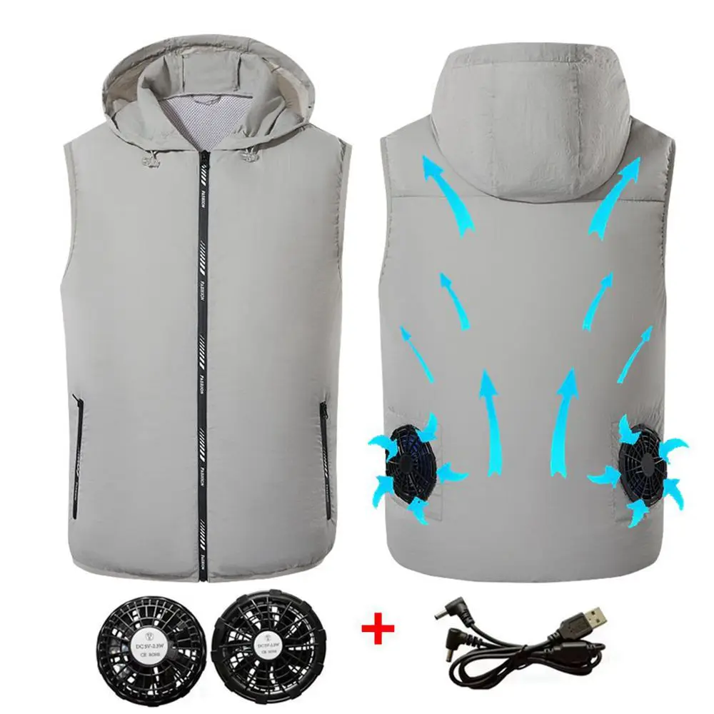 Summer Sport Fan Air Condition - Outdoor Sport Brand Jacket 评论和价格