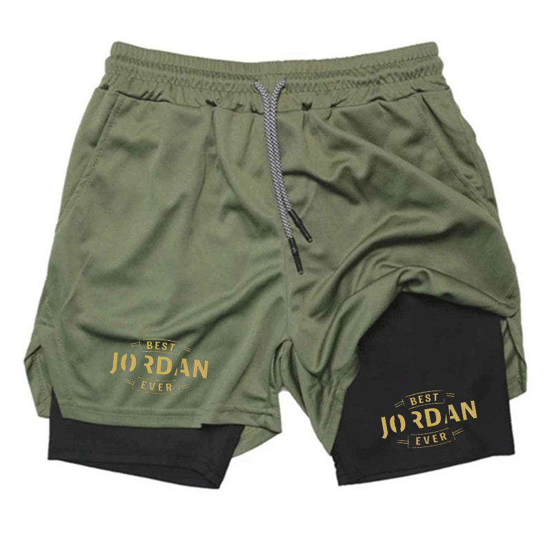 New Men's 2-in-1 Print Sport S - Indoor Sport And Outdoor Sports 评论和价格