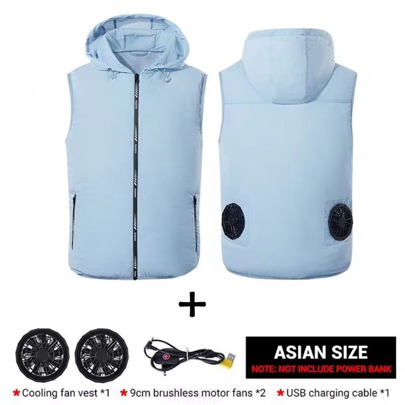 Summer Sport Fan Air Condition - Outdoor Sport Brand Jacket 评论和价格