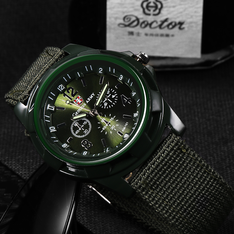 Men's Sports Watch Quartz Nylo - Indoor Sport And Outdoor Sports 评论和价格