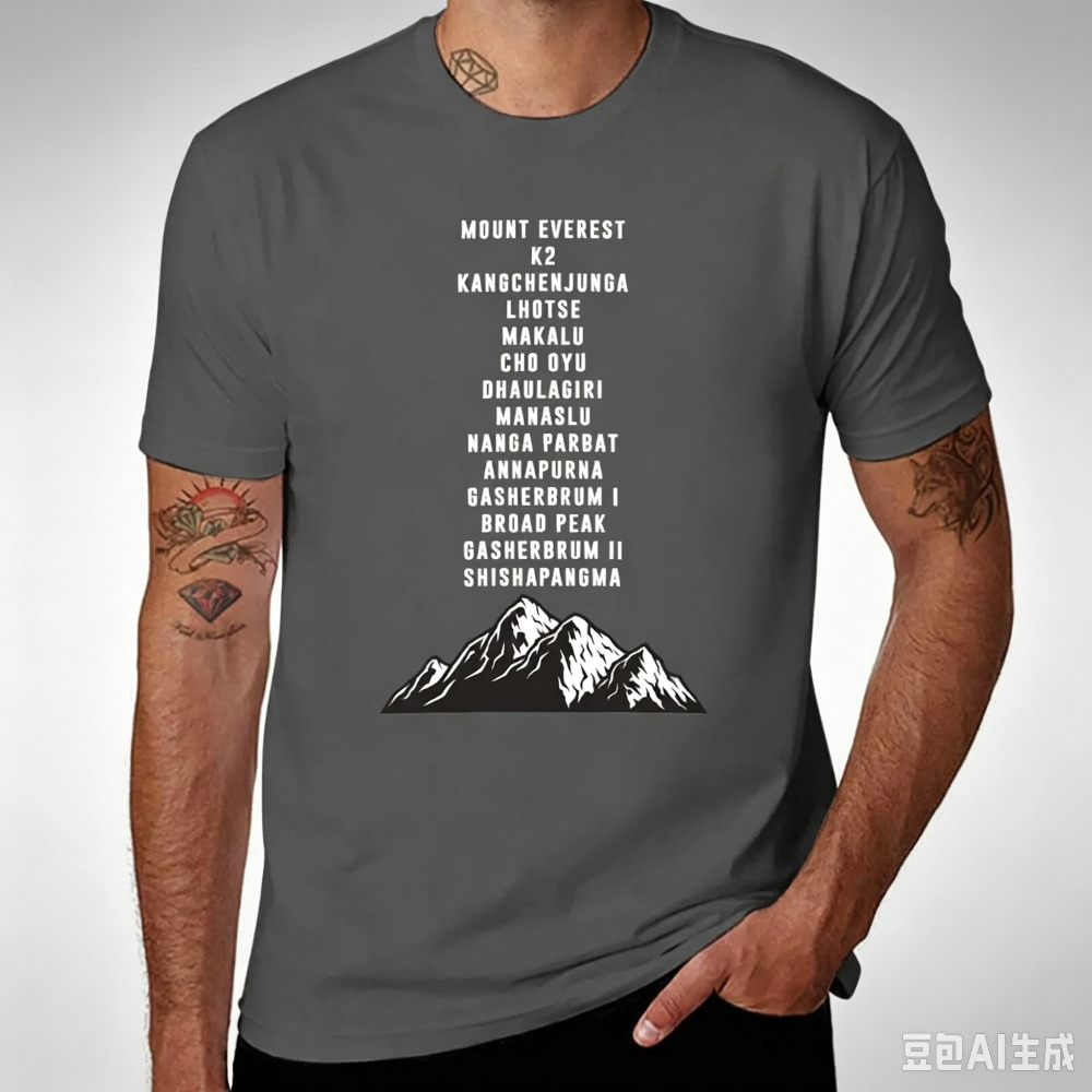 Mountain Peaks List Print Men  - Outdoor Sports List 评论和价格