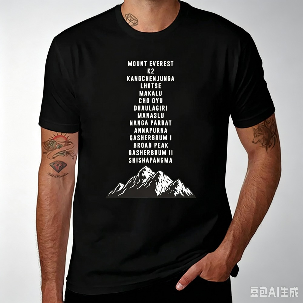 Mountain Peaks List Print Men  - Outdoor Sports List 评论和价格