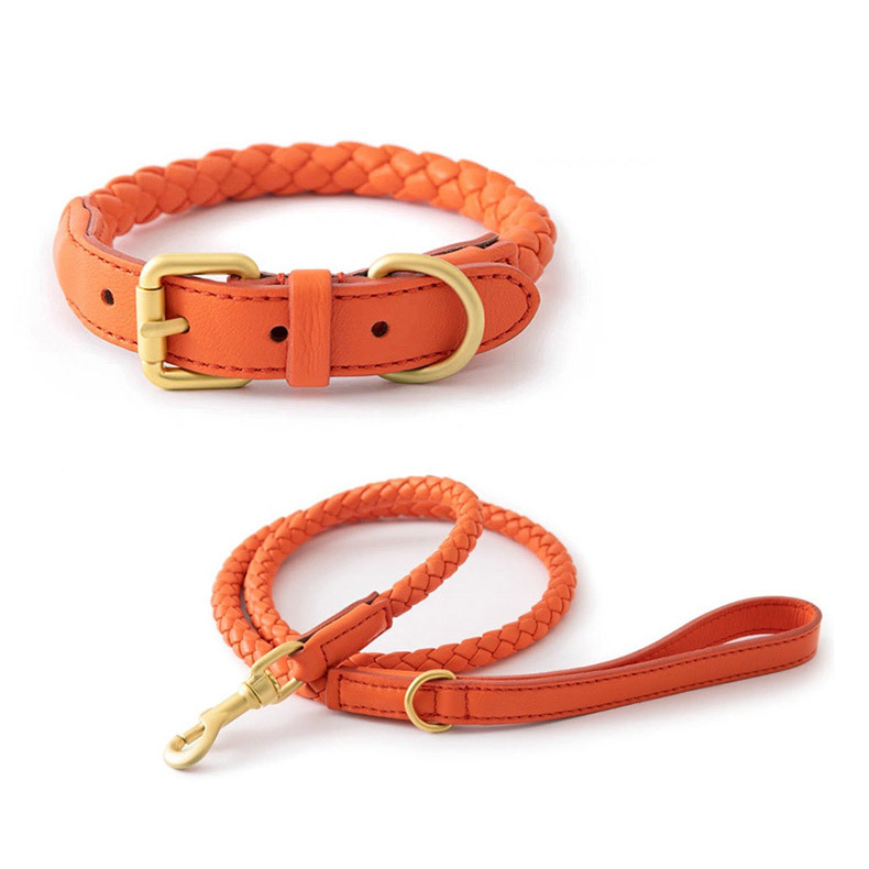 Adjustable Braided Leather Pet - Headcollar Rope Set 评论和价格