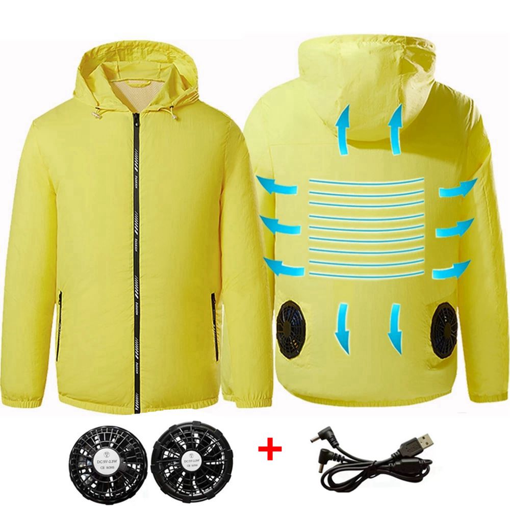 Summer Sport Fan Air Condition - Outdoor Sport Brand Jacket 评论和价格