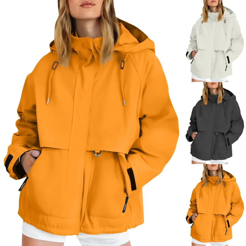 Waterproof Hiking Jacket Women - Outdoor Sport Windbreaker 评论和价格