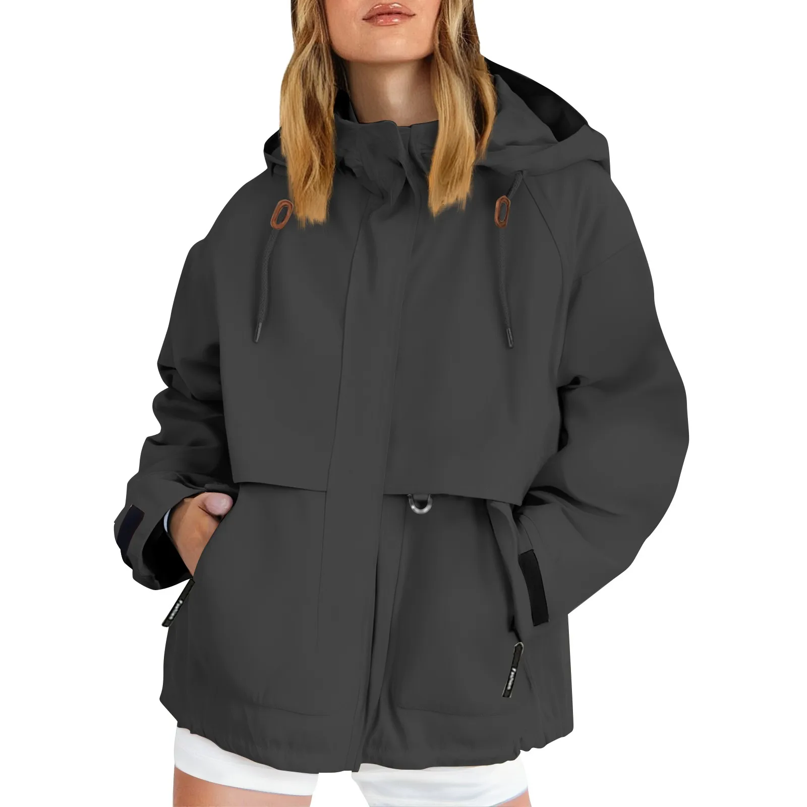 Waterproof Hiking Jacket Women - Outdoor Sport Windbreaker 评论和价格
